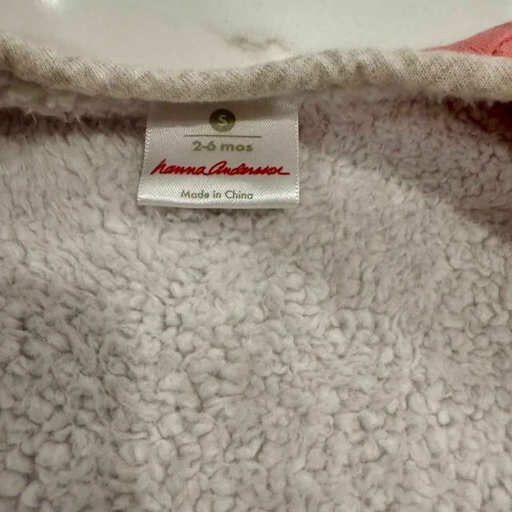 Hanna Andersson Sherpa lined sleep sack 2-6 months